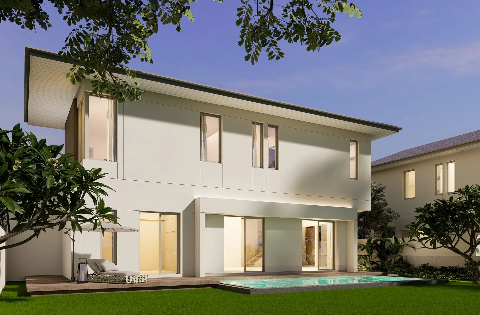 Garden-side architecture